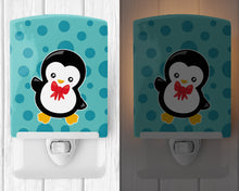 Load image into Gallery viewer, Christmas Penquin #5 Ceramic Night Light BB8943CNL