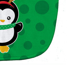 Load image into Gallery viewer, Christmas Penquin Reindeer Baby Bib BB8944BIB