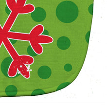 Load image into Gallery viewer, Christmas Snowflake Red Baby Bib BB8946BIB
