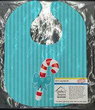 Load image into Gallery viewer, Christmas Candy Cane Baby Bib BB8947BIB