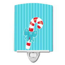 Load image into Gallery viewer, Christmas Candy Cane Ceramic Night Light BB8947CNL