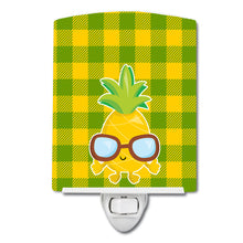 Load image into Gallery viewer, Pineapple Cool Sunglasses Face Ceramic Night Light BB8959CNL