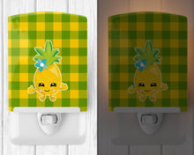 Load image into Gallery viewer, Pineapple Girl Face Ceramic Night Light BB8961CNL