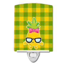 Load image into Gallery viewer, Pineapple Face Girl with Glasses Ceramic Night Light BB8966CNL