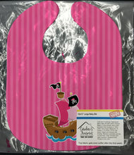 Load image into Gallery viewer, Pirate Ship Pink Baby Bib BB8970BIB