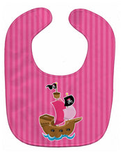 Load image into Gallery viewer, Pirate Ship Pink Baby Bib BB8970BIB