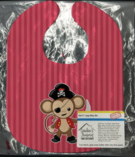 Load image into Gallery viewer, Pirate Monkey Red Baby Bib BB8973BIB