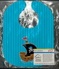Load image into Gallery viewer, Pirate Ship blue Baby Bib BB8974BIB