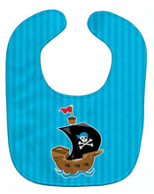 Load image into Gallery viewer, Pirate Ship blue Baby Bib BB8974BIB
