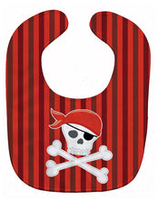 Load image into Gallery viewer, Pirate Skull and Cross Bones Baby Bib BB8975BIB
