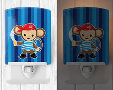 Load image into Gallery viewer, Pirate Monkey Blue #2 Ceramic Night Light BB8977CNL