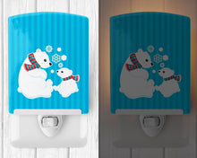 Load image into Gallery viewer, Polar Bears #5 Ceramic Night Light BB8981CNL