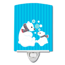 Load image into Gallery viewer, Polar Bears #5 Ceramic Night Light BB8981CNL