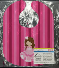 Load image into Gallery viewer, Princess Brunette Baby Bib BB9004BIB