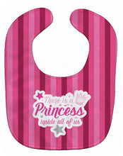 Load image into Gallery viewer, There is a Princess iside all of us Baby Bib BB9006BIB