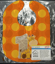 Load image into Gallery viewer, Zoo Month 1 Giraffe Baby Bib BB9008BIB