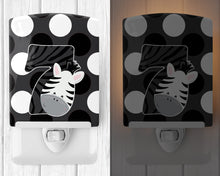 Load image into Gallery viewer, Zoo Number 7 Zebra Ceramic Night Light BB9014CNL