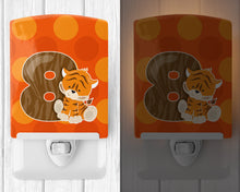 Load image into Gallery viewer, Zoo Number 8 Tiger Ceramic Night Light BB9015CNL