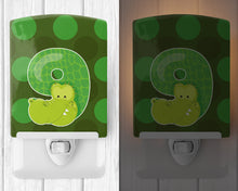 Load image into Gallery viewer, Zoo Number 9 Aligator Ceramic Night Light BB9016CNL