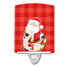 Load image into Gallery viewer, Christmas Santa Claus list Ceramic Night Light BB9021CNL
