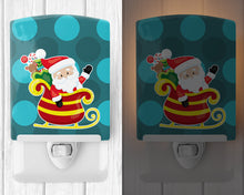 Load image into Gallery viewer, Christmas Santa Claus Sleigh Ceramic Night Light BB9023CNL