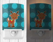 Load image into Gallery viewer, Christmas Reindeer #2 Ceramic Night Light BB9024CNL