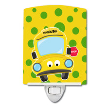 Load image into Gallery viewer, Back to School Bus #2 Ceramic Night Light BB9026CNL