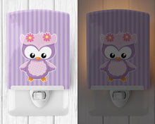 Load image into Gallery viewer, Girl Bird on Purple Ceramic Night Light BB9045CNL