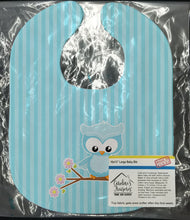 Load image into Gallery viewer, Girl Bird on Branch Baby Bib BB9048BIB