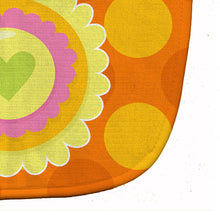 Load image into Gallery viewer, Heart Flower Orange Baby Bib BB9051BIB