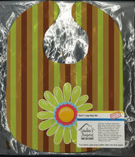 Load image into Gallery viewer, Heart Flower Green Baby Bib BB9055BIB