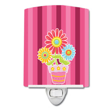 Load image into Gallery viewer, Flower Pot Pink Ceramic Night Light BB9057CNL