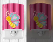 Load image into Gallery viewer, Butterfly Pink Ceramic Night Light BB9058CNL