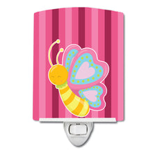 Load image into Gallery viewer, Butterfly Pink Ceramic Night Light BB9058CNL