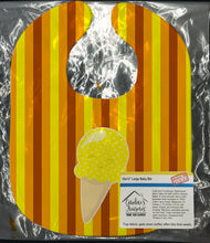 Load image into Gallery viewer, Ice Cream Cone Yellow Baby Bib BB9063BIB