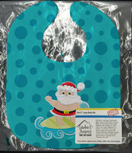 Load image into Gallery viewer, Beach Santa Claus Surfer Baby Bib BB9067BIB