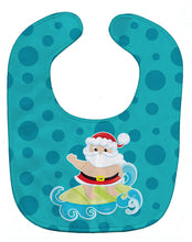 Load image into Gallery viewer, Beach Santa Claus Surfer Baby Bib BB9067BIB