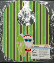 Load image into Gallery viewer, Beach Santa Claus Baby Bib BB9072BIB