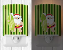 Load image into Gallery viewer, Beach Santa Claus #6 Ceramic Night Light BB9073CNL