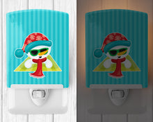 Load image into Gallery viewer, Beach Snowman #2 Ceramic Night Light BB9079CNL