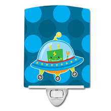 Load image into Gallery viewer, Robot Spaceship Ceramic Night Light BB9081CNL
