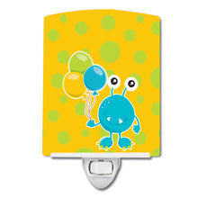 Load image into Gallery viewer, Birthday Monster with Balloons Ceramic Night Light BB9096CNL