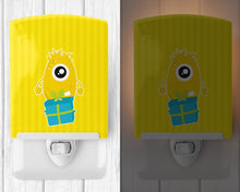 Load image into Gallery viewer, Birthday Monster with Present Ceramic Night Light BB9098CNL