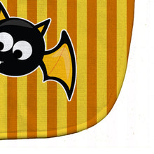 Load image into Gallery viewer, Halloween Bat Orange Stripes Baby Bib BB9112BIB