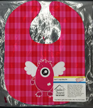 Load image into Gallery viewer, Monster Angel on Plaid Baby Bib BB9120BIB