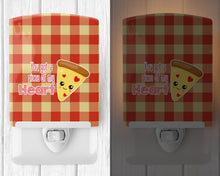 Load image into Gallery viewer, You got a Pizza of my Heart Ceramic Night Light BB9128CNL