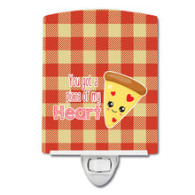 Load image into Gallery viewer, You got a Pizza of my Heart Ceramic Night Light BB9128CNL