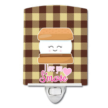 Load image into Gallery viewer, I love you Smores Ceramic Night Light BB9129CNL