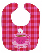 Load image into Gallery viewer, I love you a Latte Baby Bib BB9130BIB