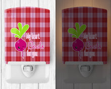Load image into Gallery viewer, My heart Beets for You Ceramic Night Light BB9132CNL